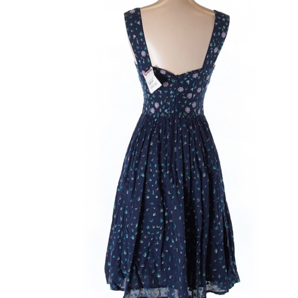 NWT French Connection Embroidered Floral Dress - Picture 2 of 5